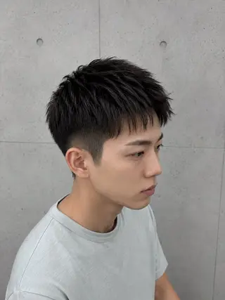 ショート メンズ ORO池田店　日向 春喜のヘアスタイル