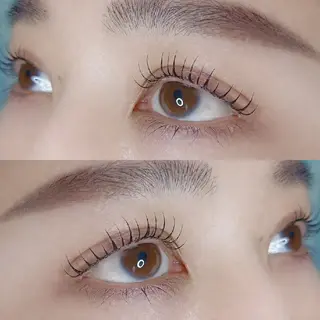 マツエク・マツパ カルムターコイズ. 新松戸 mikiのマツエク・マツパデザイン