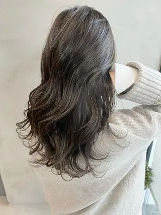 ロング カラー ヘアアレンジ ネイル マツエク・マツパ 夜23時まで予約🉑 reverieあきらのヘアスタイル