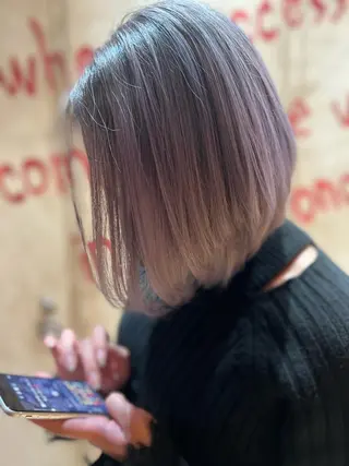 ショート 艶髪🫧髪質改善 縮毛矯正✨影山湧市のヘアスタイル