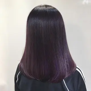 ミディアム カラー ヘアアレンジ 柔らか垢抜けｶﾗｰと ｶｯﾄ🫧ASUKAのヘアスタイル