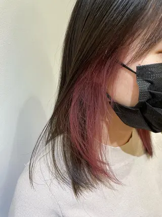 ミディアム 吉留愛加/ 似合わせカットのヘアスタイル