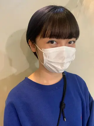 ショート ボブ/顔まわりカット 💫大澤奈緒美のヘアスタイル