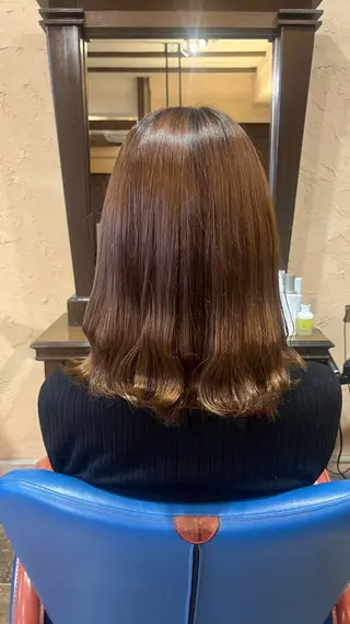 ミディアム edessa misaki🤍のヘアスタイル