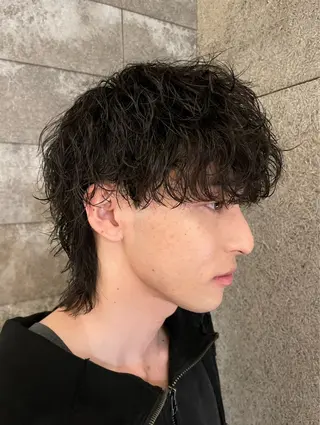 メンズ 三田 真穂のヘアスタイル