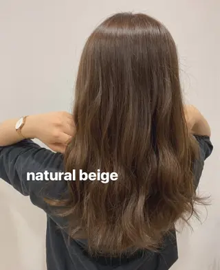 セミロング カラー ヘアアレンジ 脱白髪染め美容師 竹内涼乃のヘアスタイル