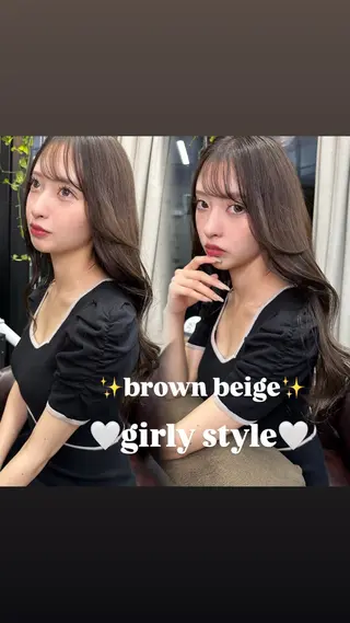 ロング 中顔面縮小/ 髪質改善/MaCoのヘアスタイル