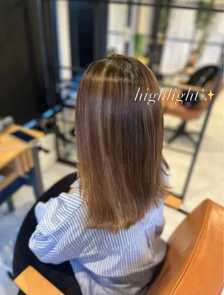 セミロング カラー 🎀miuna🎀 艶髪特化✨HBL🫧のヘアスタイル