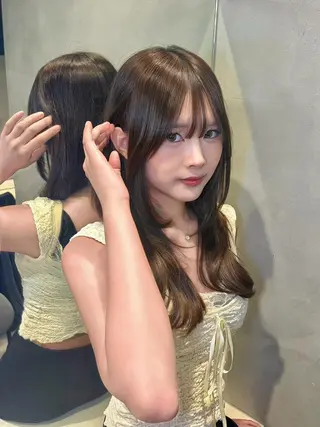 ロング GLROW 大宮のヘアスタイル