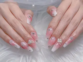 ロング カラー Bling Salonのネイルデザイン