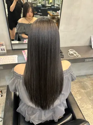 ロング ハイライト/ブリーチ カット/まなみ🤍のヘアスタイル