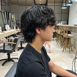 パーマ メンズ メンズ特化 タメイシのヘアスタイル