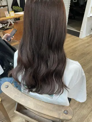 ロング カラー coco♡ 韓国hairのヘアスタイル
