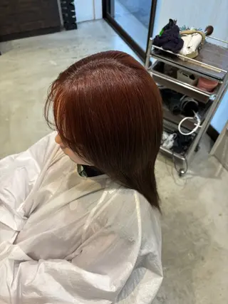 セミロング 折本 沙織のヘアスタイル