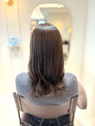 ロング カラー 菅原 渚のヘアスタイル