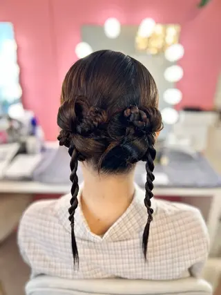 セミロング 北本 美幸のヘアスタイル