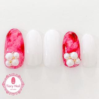 ネイル 💗🪽Tiary Nail🪽💗のネイルデザイン