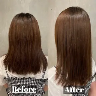 セミロング パーマ 岩渕 春菜のヘアスタイル