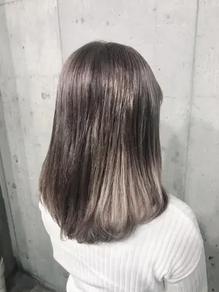 ミディアム カラー パーマ ヘアアレンジ メンズ キッズ ネイル マツエク・マツパ サロンドミルク 渋谷高比良のヘアスタイル