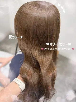 ロング カラー non. ダブルカラー🎀🤍のヘアスタイル