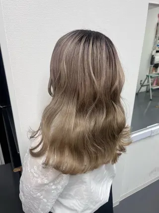 ロング 韓国レイヤー/ブリ ーチ🩶Momo🩶のヘアスタイル