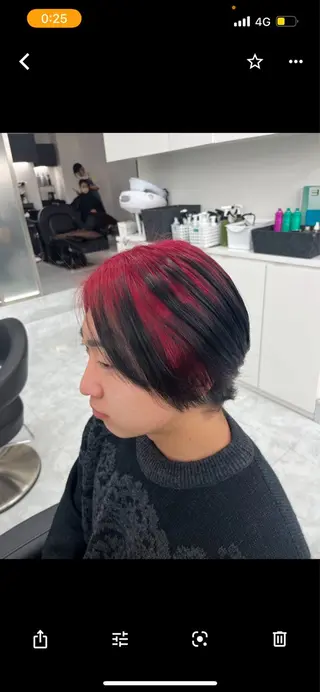 カラー メンズ Zina熊本🫧 Kurehaのヘアスタイル
