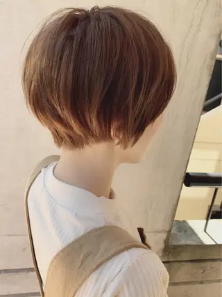 ショート カラー 大人女性ショート専門 tomodaのヘアスタイル