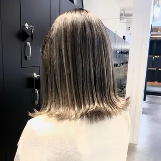 ロング カラー パーマ ヘアアレンジ メンズ キッズ ネイル マツエク・マツパ 🧸ハイトーン🧸 ゆっきー🧸のヘアスタイル