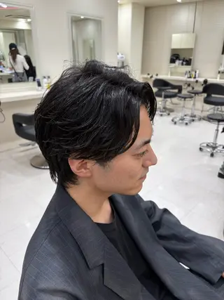 カラー パーマ メンズ 💟RINNA 艶カラー💟のヘアスタイル