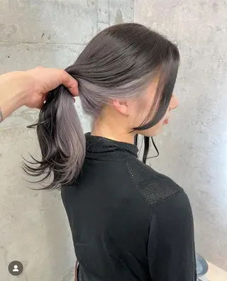 カラー 色落ちまで可愛い🧚 心斎橋hikaruのヘアスタイル