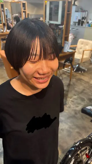 ショート のどか 縮毛矯正/ショートのヘアスタイル