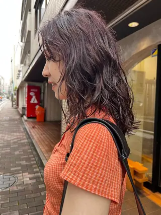 ミディアム カラー パーマ imai(イマイ) /ボブ/パーマのヘアスタイル
