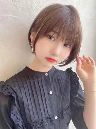 ショート 新宿　ショート・ボブ カットモデル募集のヘアスタイル