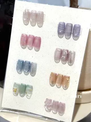 ネイル 新宿代々木/キレイめ ちゅるん/miriのネイルデザイン