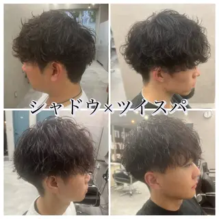 パーマ メンズ メンズパーマ/ 眉毛wax/栗原柊のヘアスタイル