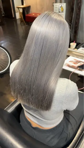 ロング カラー デザインカラー⭐️ Yamauchiのヘアスタイル