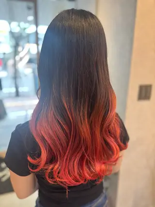 ロング カラー 高円寺946 伊畑優希のヘアスタイル