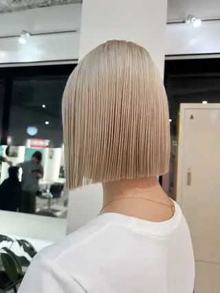 ショート カラー 朝が楽になるパーマ /ミリヤのヘアスタイル