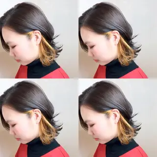 ショート カラー レイヤー×艶髪特化 マネージャー安藤光司のヘアスタイル