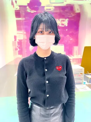 ショート カラー パーマ ヘアアレンジ メンズ キッズ ネイル マツエク・マツパ アイブロウ KANAMI 🌏のヘアスタイル