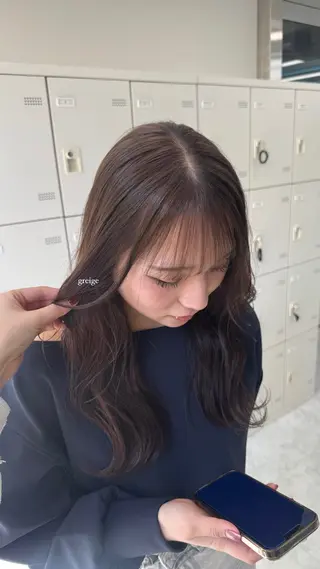カラー noa🎀美髪縮毛/ 透明感カラーのヘアスタイル