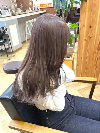 ロング カラー ena/ブリーチなし 透明感・レイヤー🎀のヘアスタイル