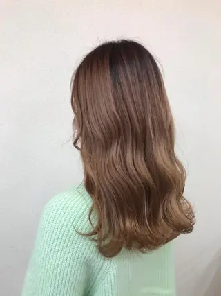 セミロング もりたみかこ 美容師お休み中のヘアスタイル