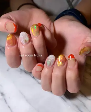 ネイル ネイルルームリッカ 𝐦𝐚𝐲𝐮のネイルデザイン