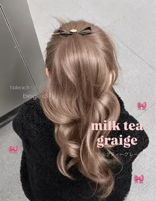 カラー 透明感カラー🎀艶髪 Anju/渋谷🎀のヘアスタイル