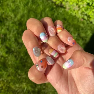 ネイル Tomo 🦋💜のネイルデザイン