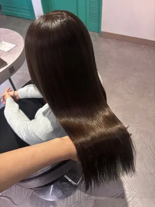 ロング 透明感ｶﾗｰ/ 赤み消し🤍ricoのヘアスタイル