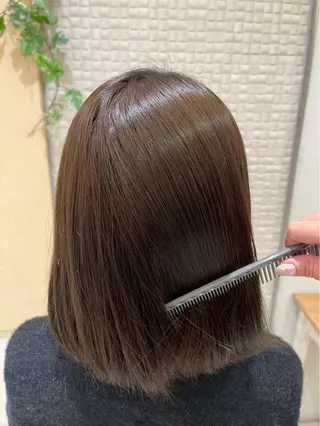 ミディアム カラー 榎本 ほのかのヘアスタイル