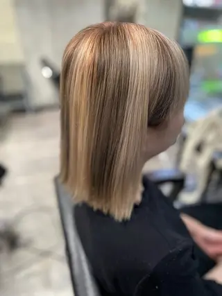 ミディアム 【Lilly】成田 紗英のヘアスタイル