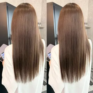 ロング カラー 🌺ハイトーン🌺 矢葺 なぎさ🌺🌺のヘアスタイル